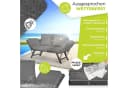 KESSER Gartenbank Polyrattan Luna Schwarz mit Liegefunktion Bild 4