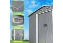KESSER® XL Metall Gerätehaus 4,2m³ mit Fundament inkl. Arbeitshandschuhe Bild 2