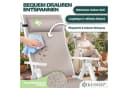 KESSER Gartenstuhl 4 St. Hochlehner Aluminium Klappstuhl Bild 5