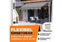 KESSER Klemmmarkise mit LED Grau UV-Schutz Bild 1