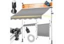 KESSER Klemmmarkise mit LED Grau UV-Schutz Bild 2