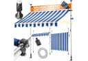 KESSER Klemmmarkise mit LED & Handkurbel Bild 2