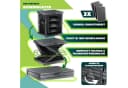 KESSER Faltbarer Campingschrank mit Aluminiumgestell Schwarz Bild 4