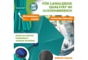 KESSER Alu Ampelschirm LED Solar mit Kurbel und Abdeckung Bild 4