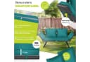KESSER Gartenbank Polyrattan Luna mit Liegefunktion & Verstell-Funktion Bild 1