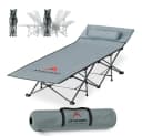 Atacama Feldbett Klappbar Campingliege Grau Bild 1