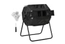 Outsunny Drehbarer Schnellkomposter 160L Schwarz Bild 1