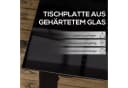 Outsunny Gartentisch Schwarz Aluminium Glas 6 Plätze Bild 4