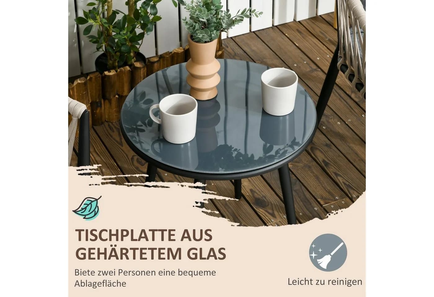 Gartenmöbelset Bistro - Bild 5