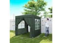 Outsunny Faltpavillon 2x2m UV-Schutz Dunkelgrün Bild 3