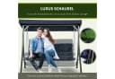Outsunny Hollywoodschaukel 3-Sitzer mit Sonnendach Dunkelblau Bild 5