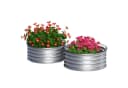 Outsunny Hochbeet 2er-Set Blumenkasten Kräuterbeet mit offenem Boden Bild 1