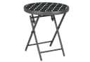 Outsunny Klapptisch Outdoor Schwarz Glas Bild 1