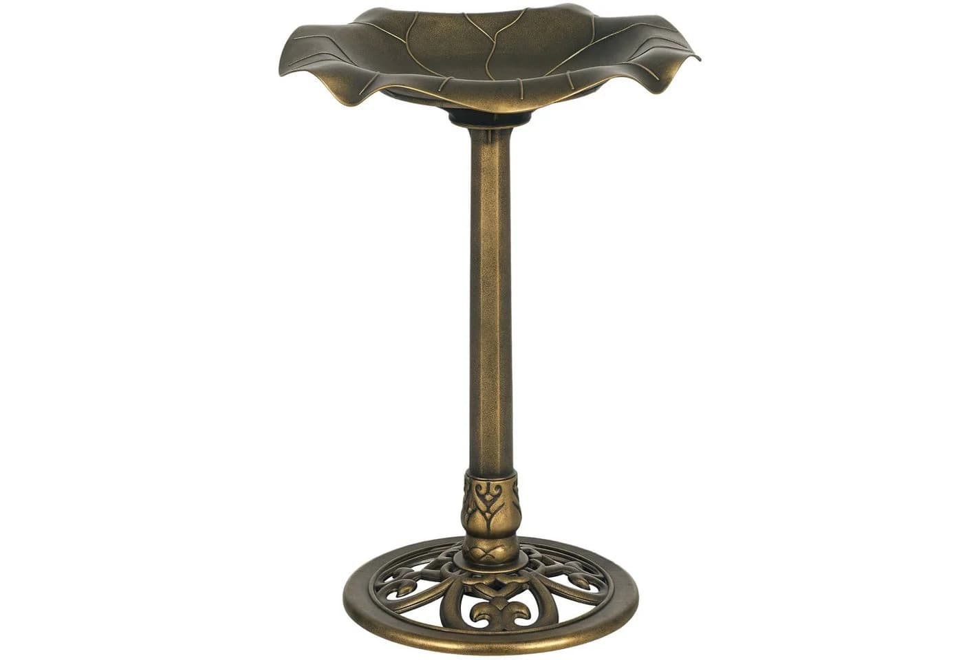 Vintage Vogeltränke aus Bronze