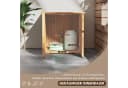 Outsunny Geräteschrank mit Doppeltür Braun Tannenholz Gartenbox Bild 4