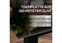 Outsunny Gartentisch Quadratisch Schwarz Aluminium Bild 4