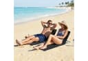 Outsunny 2er Set Faltbare Strandliege Schwarz 5-stufig verstellbar Bild 2