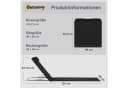 Outsunny 2er Set Faltbare Strandliege Schwarz 5-stufig verstellbar Bild 3