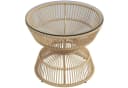 Outsunny Gartentisch Naturholz 60x60x50 cm Bild 1