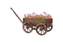 Outsunny Blumenkasten Pflanzenwagen mit Griff Verkohlt Bild 1