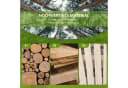 Outsunny Gartenbank 2-Sitzer Tannenholz Natur Bild 5