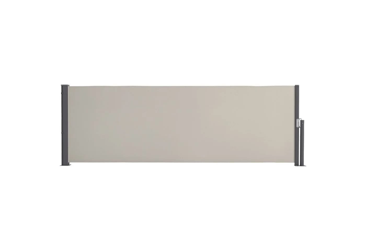 Outsunny Gartensichtschutz Polyesterstoff Aluminium Metall