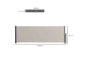Outsunny Gartensichtschutz Polyesterstoff Aluminium Metall Bild 3