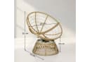 Outsunny Rattan-Drehstuhl Polyester PE Rattan Bild 3