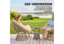 Outsunny Rattan-Drehstuhl Polyester PE Rattan Bild 4