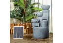 Outsunny Gartenbrunnen 4-stufig mit LED & Pumpe Bild 1