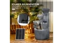 Outsunny Gartenbrunnen 4-stufig mit LED & Pumpe Bild 5