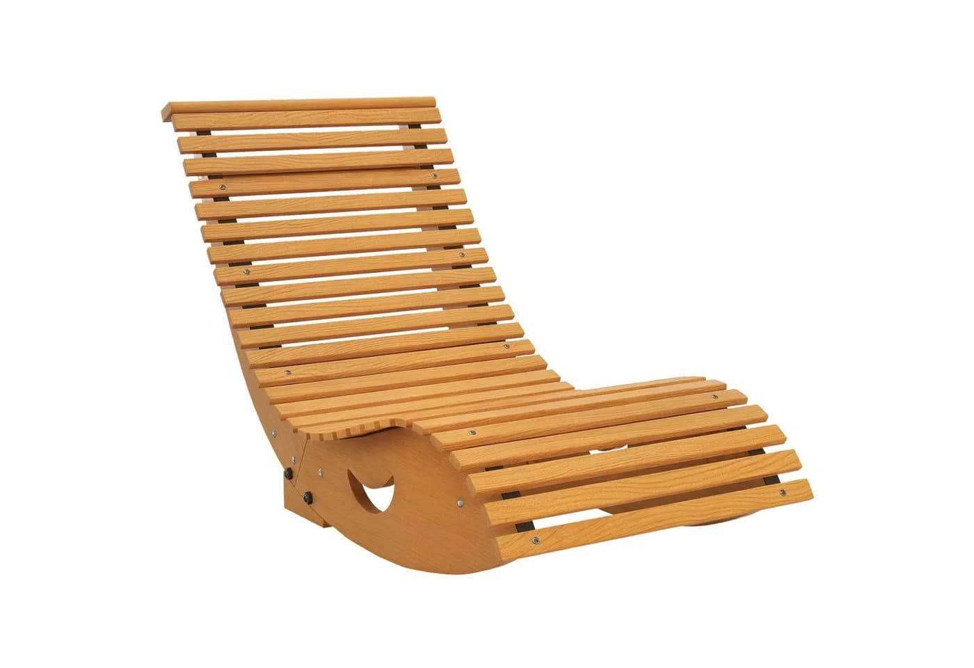 Outsunny Schaukelstuhl Tannenholz Kiefernholz