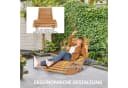 Outsunny Schaukelstuhl Tannenholz Kiefernholz Bild 5