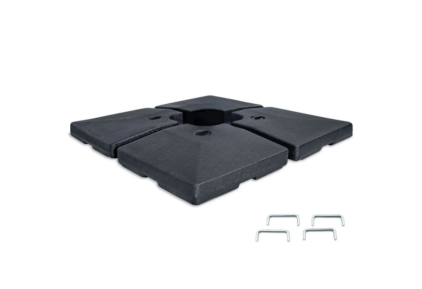 osoltus Schirmständer 4x Einlegeplatten befüllbar UV-beständig - Bild 2