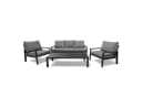 Osoltus Gartenlounge Set Haugesund 5-tlg. Grau Aluminium Bild 2