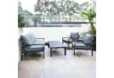 Osoltus Gartenlounge Set Haugesund 5-tlg. Grau Aluminium Bild 4