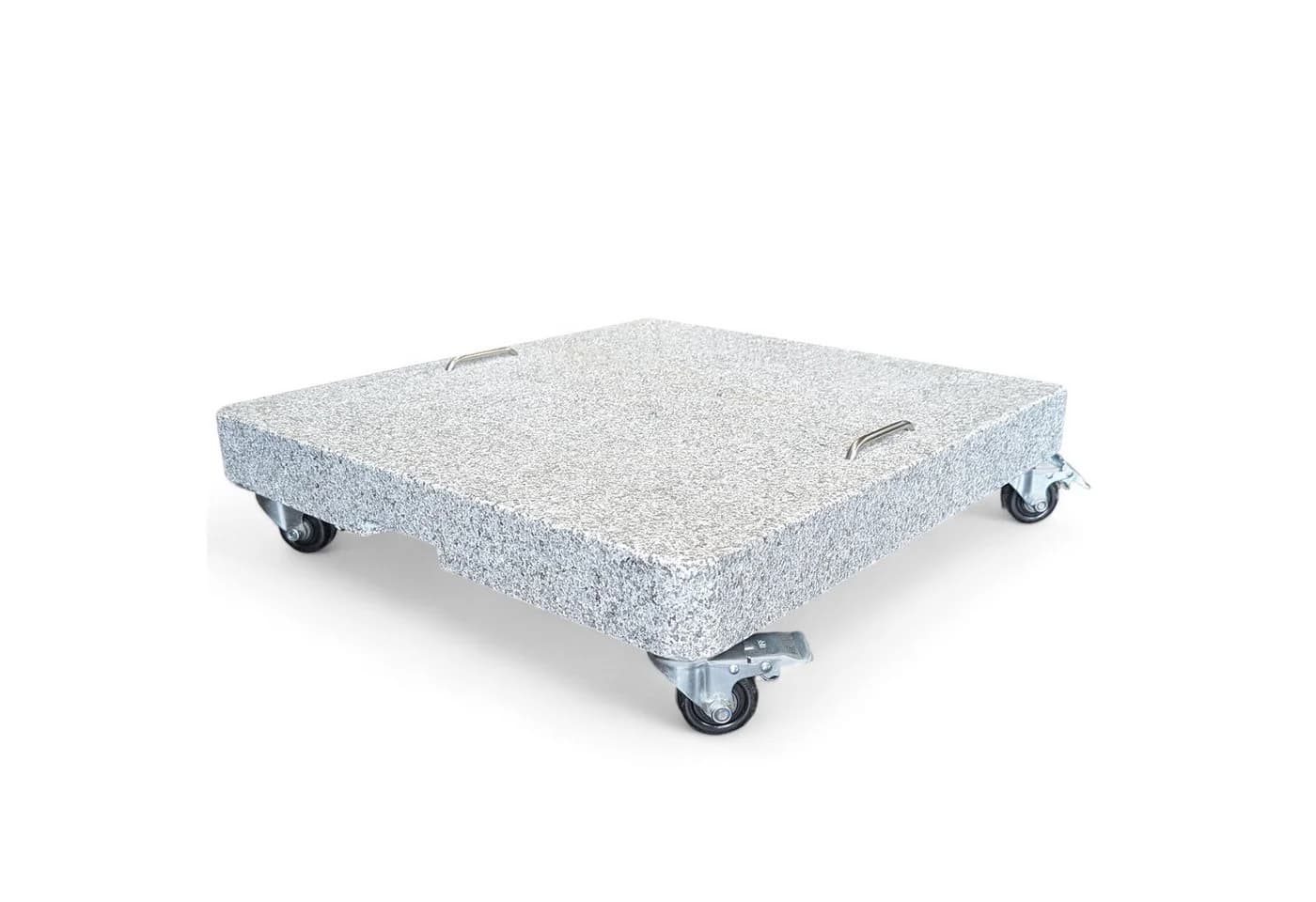 osoltus Granit Schirmständer 100 kg mit Rollen Grau - Bild 2