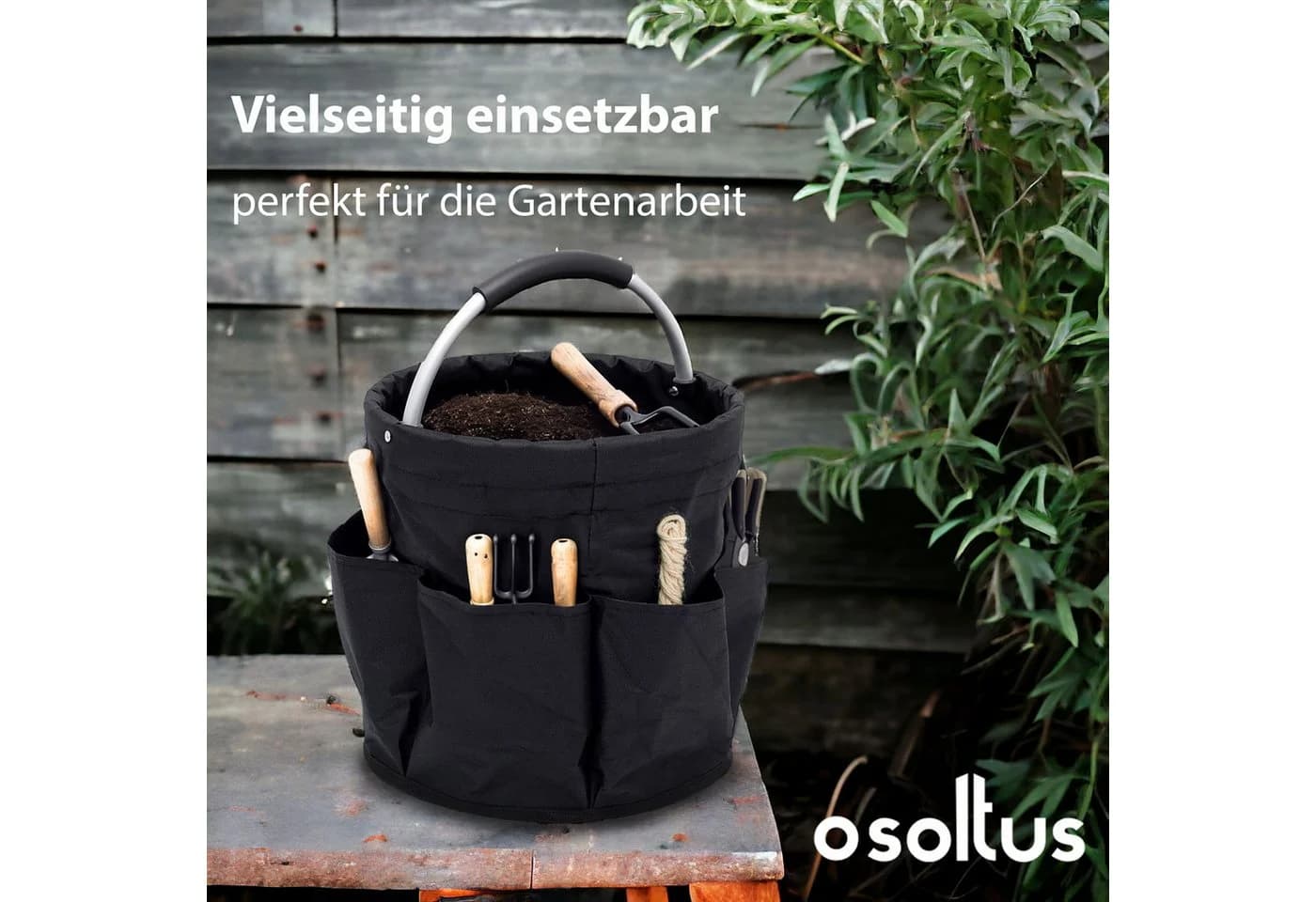 osoltus Organizer Kiste Faltbar Polyestergewebe Reinigungsmittel Werkzeugkorb