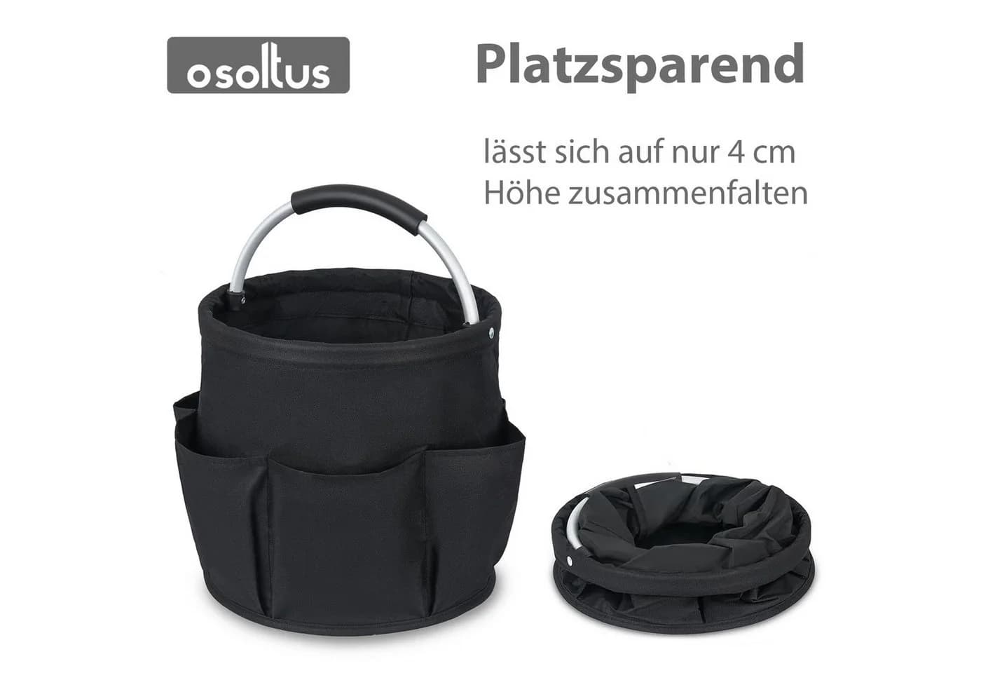 osoltus Organizer Kiste Faltbar Polyestergewebe Reinigungsmittel Werkzeugkorb - Bild 4
