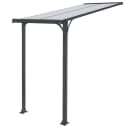 osoltus Haustürvordach Aluminium Polycarbonat Anthrazit Bild 2