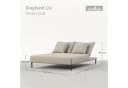 osoltus LIV Premium Daybed Doppel-Sonnenliege Olefin Aluminium Bild 3