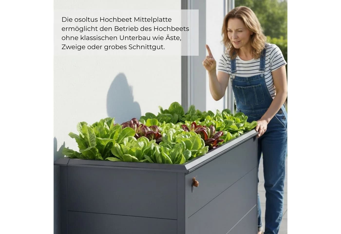 osoltus Hochbeet Mittelplatte passend für Hochbeete 150 x 75 cm - Bild 5
