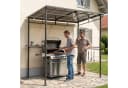 osoltus Grillpavillon mit Doppelstegplatte Dach Anthrazit Bild 1