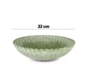matches21 HOME & HOBBY Blumentopf Pflanzschale Grün Marmoriert 22 cm Bild 1