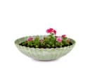 matches21 HOME & HOBBY Blumentopf Pflanzschale Grün Marmoriert 22 cm Bild 2