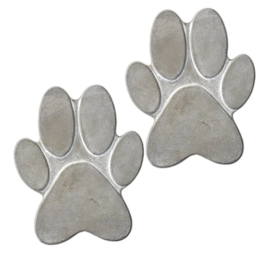 matches21 HOME & HOBBY Trittsteine Tatze 30x25 cm Beton - Bild 2