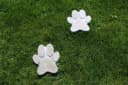 matches21 HOME & HOBBY Trittsteine Tatze 30x25 cm Beton Bild 3