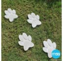 matches21 HOME & HOBBY Trittsteine Tatze 30x25 cm Beton Bild 4