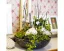 matches21 HOME & HOBBY Blumentopf Pflanzschalen für draußen Schwarz marmoriert Bild 5