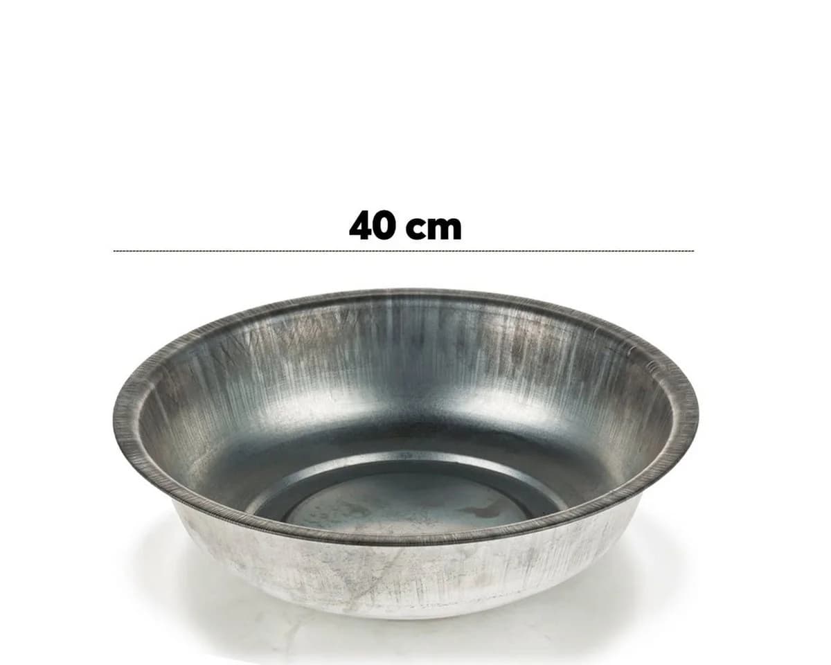 Solar-Brunnen Set 40cm Zink-Schale Gartenbrunnen Vogeltränke